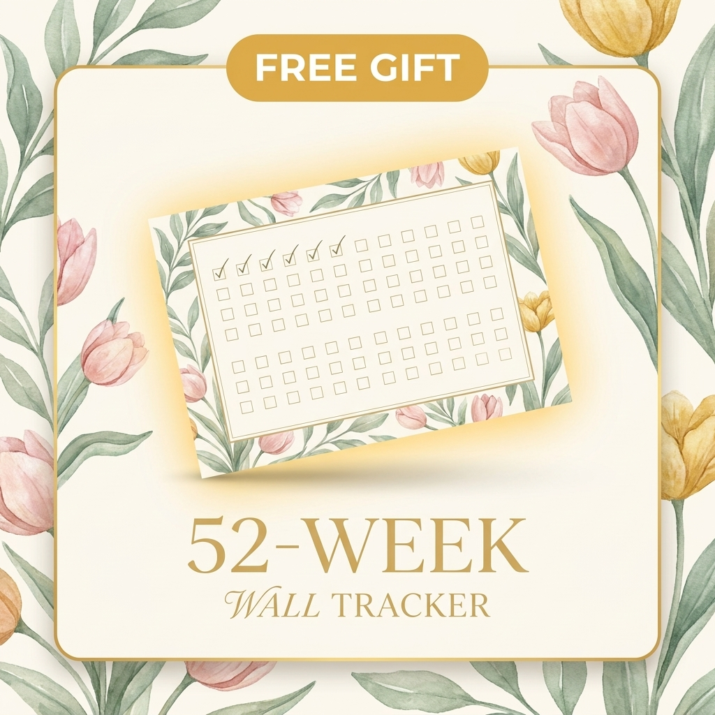 52-Week Wall Tracker (Free Gift)