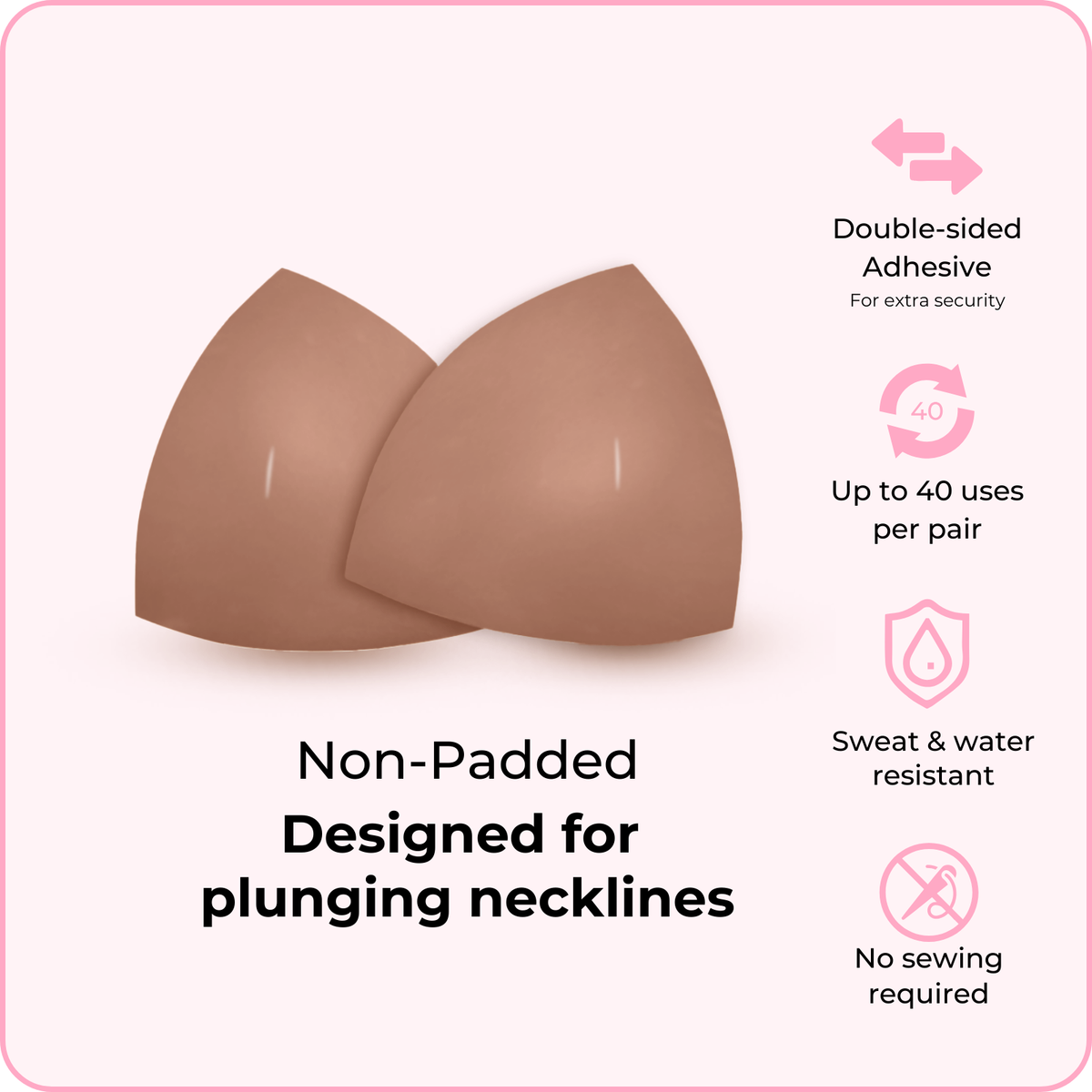 Invisible Lift Inserts - Caramel