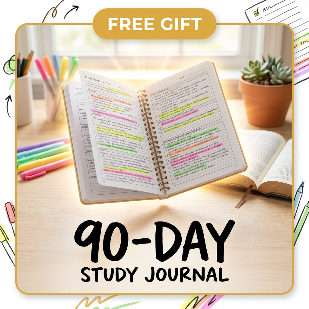90-Day Study Journal (Free Gift)