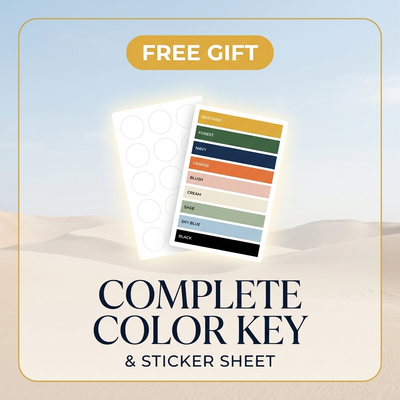 Complete Color Key & Sticker Sheet (Free Gift)