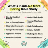 No More Boring Bible Study 5