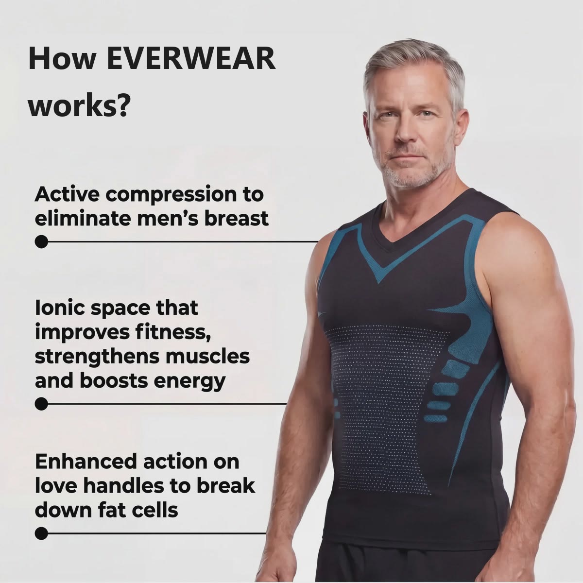 EVERWEAR Men's V-Neck Compression Tank