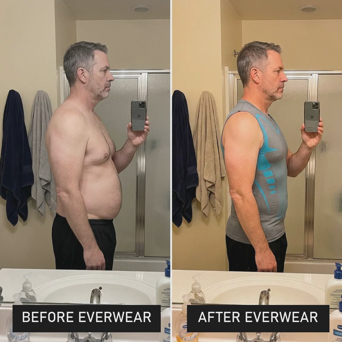 EVERWEAR Men's V-Neck Compression Tank